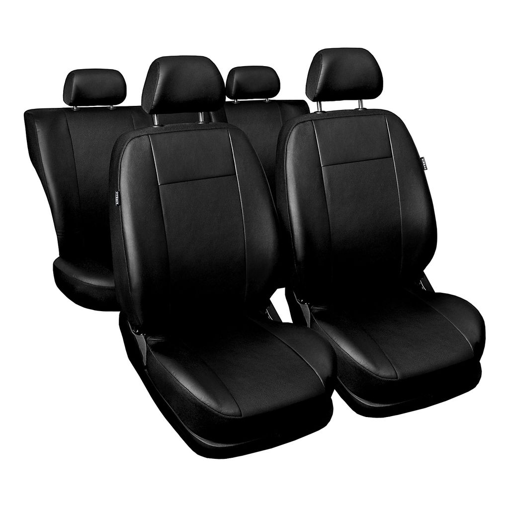 Sitzbezüge Schonbezüge für Peugeot 2008 schwarz-weiss V13 Vordersitze