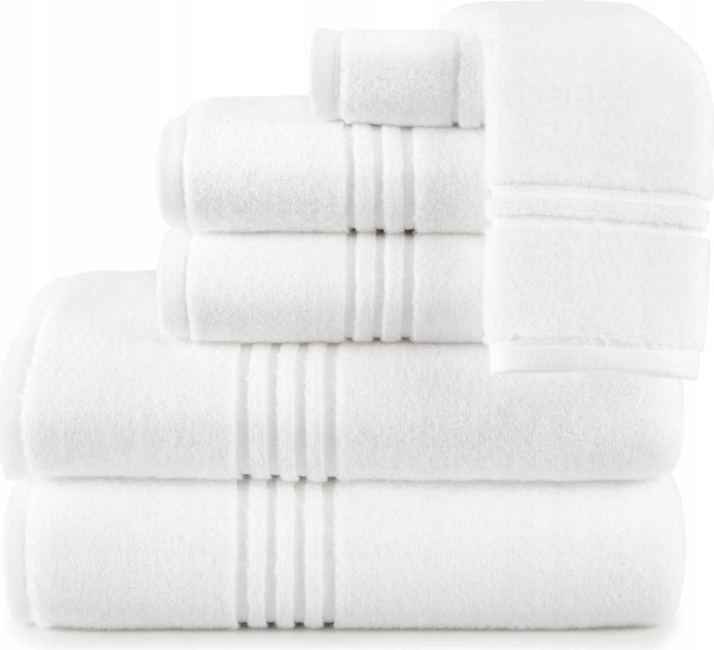 Hochwertiges Hotel-Handtuch 30x30 cm, 500 GSM, 100% Baumwolle, weiß, schnelltrocknend