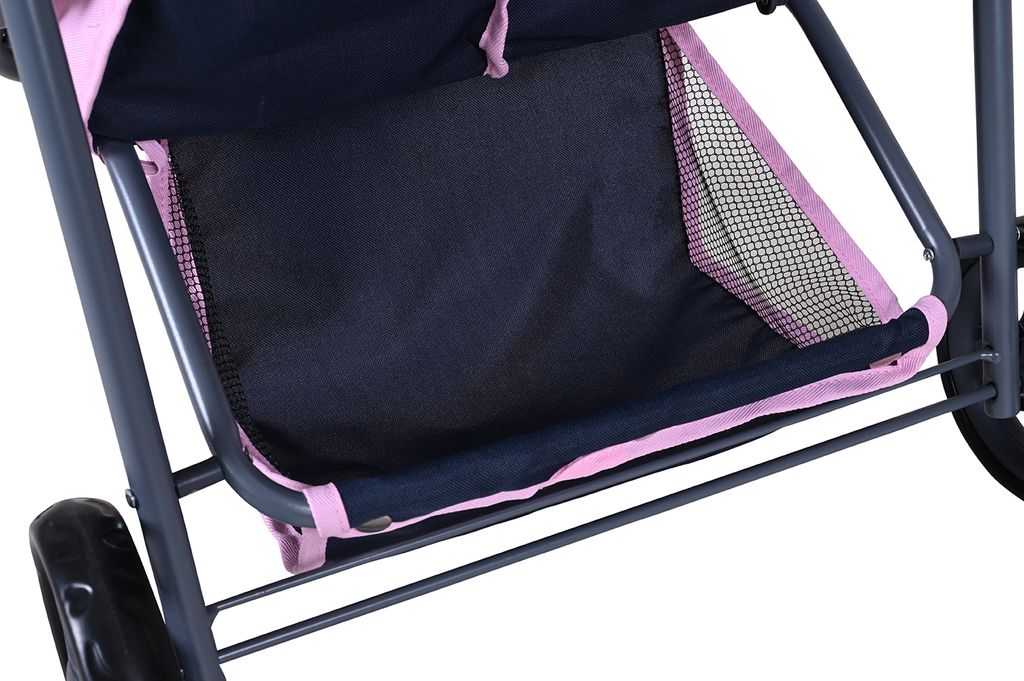 Zwillingspuppenwagen Duo jeans grey Produktbild 12