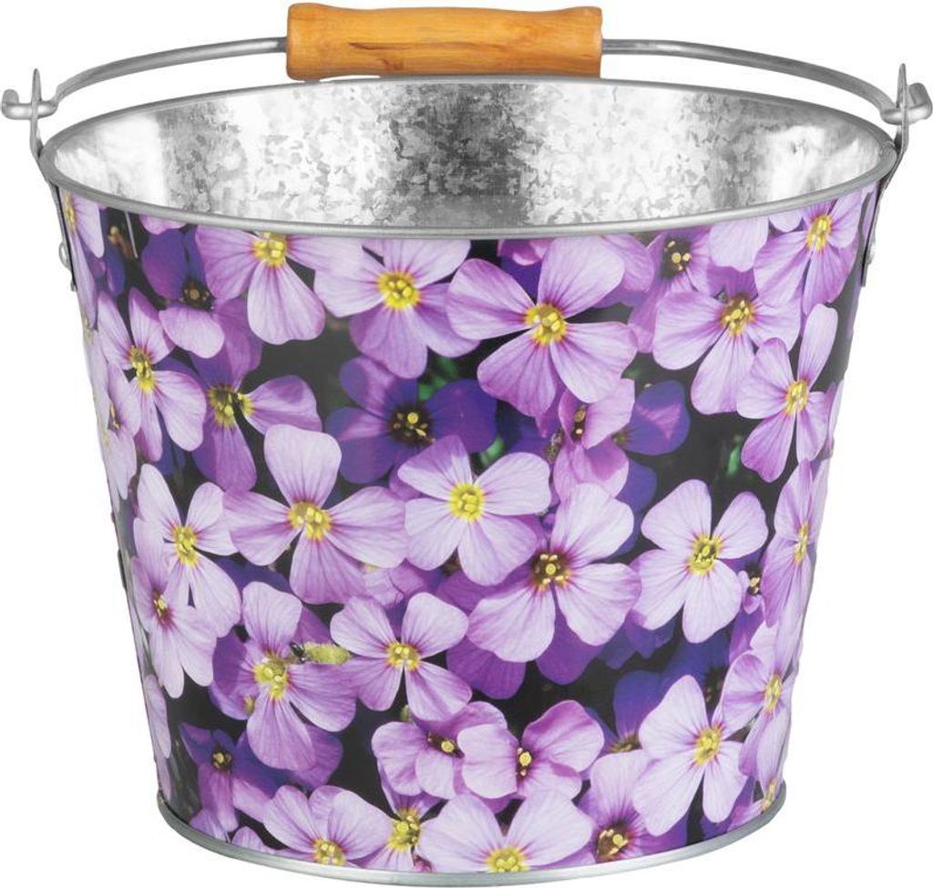 Secchio Strend Pro, 5 litri, metallo, stampa fiori/frutta, Immagine del prodotto 