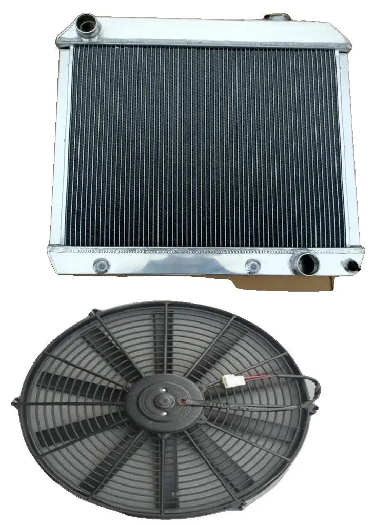 Radiateur Aluminium pour Restauration Automobile 3 Rangs 22x25 Pouces