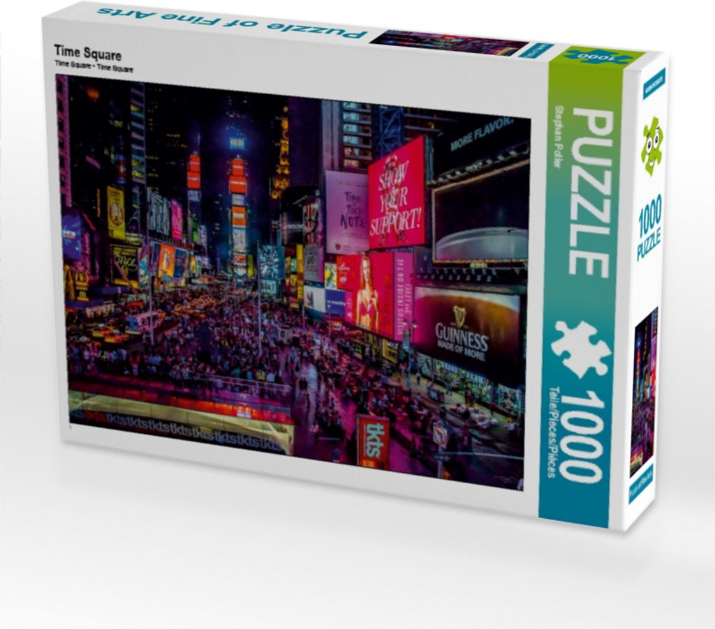 Calvendo Time Square 1000 Teile Puzzle quer 640x480mm, Poller Stephan; 7460321