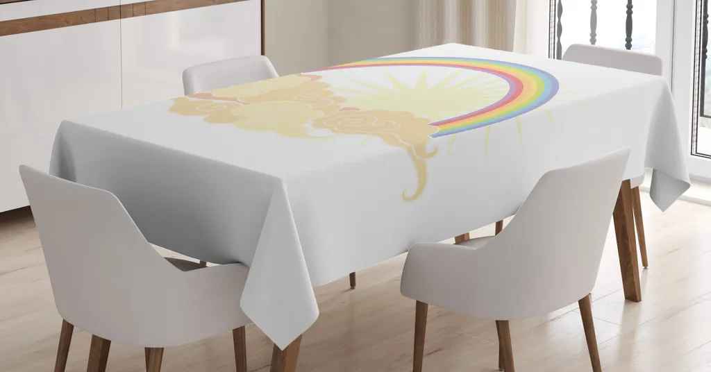 Tovaglia Arcobaleno ABAKUHAUS 140x200cm - Antimacchia Professionale