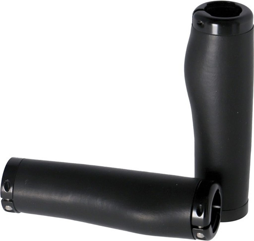 ergotec 61608001 MTB / ATB Schraub-Griffe Kyoto, Silicon und Alu, 130 mm, Ø 22 mm, schwarz (1 Paar)