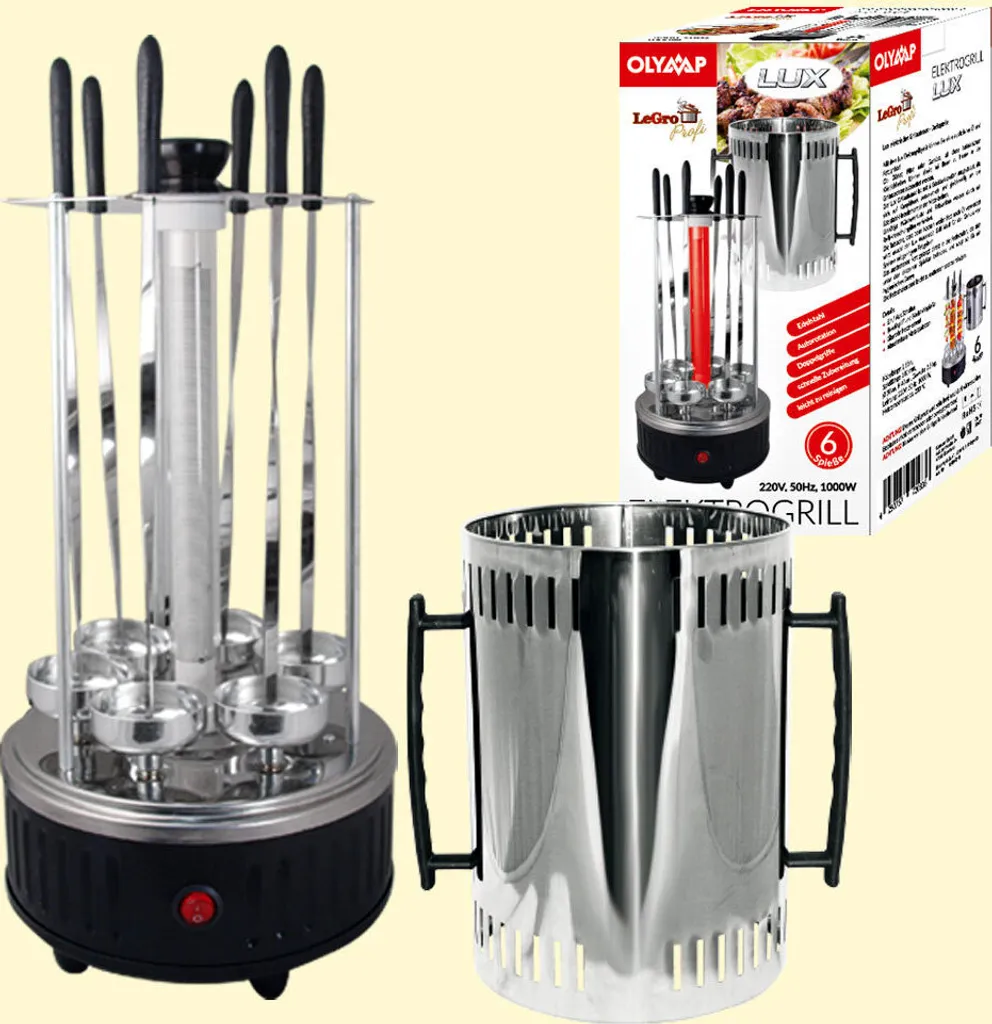 Gril Électrique pour Kebab Maison et Allume-Charbon Chicha OLYMP - 5