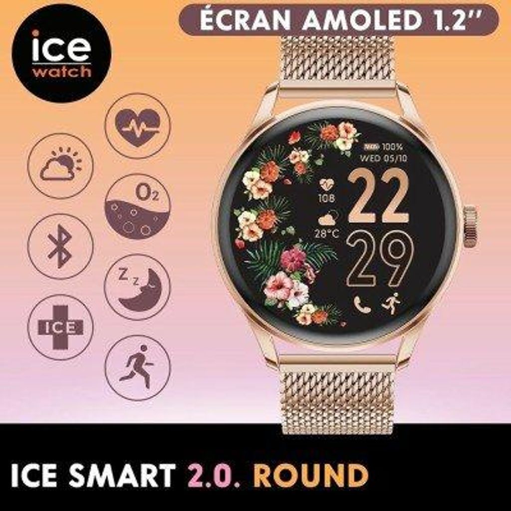 Smartwatch Ice-Watch Ice Smart 2.0 Carré 1.70 Rose Milanese