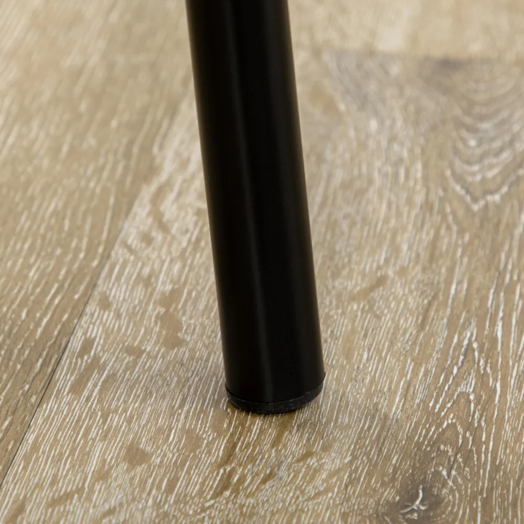 Table de cuisine avec 2 chaises ensemble repas gain de place noir - 8