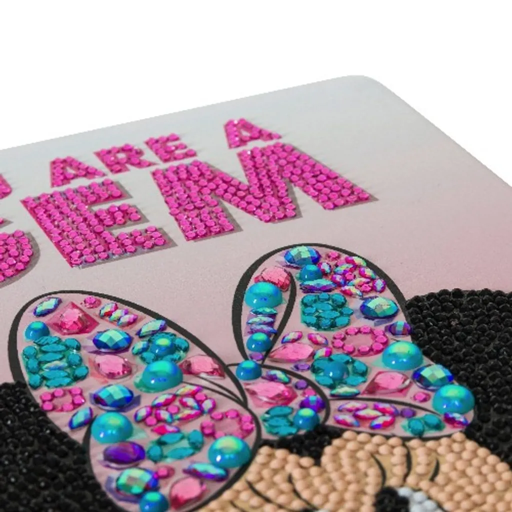 Carnet de notes Minnie Mouse Crystal Art EPEE en mosaïque de cristal