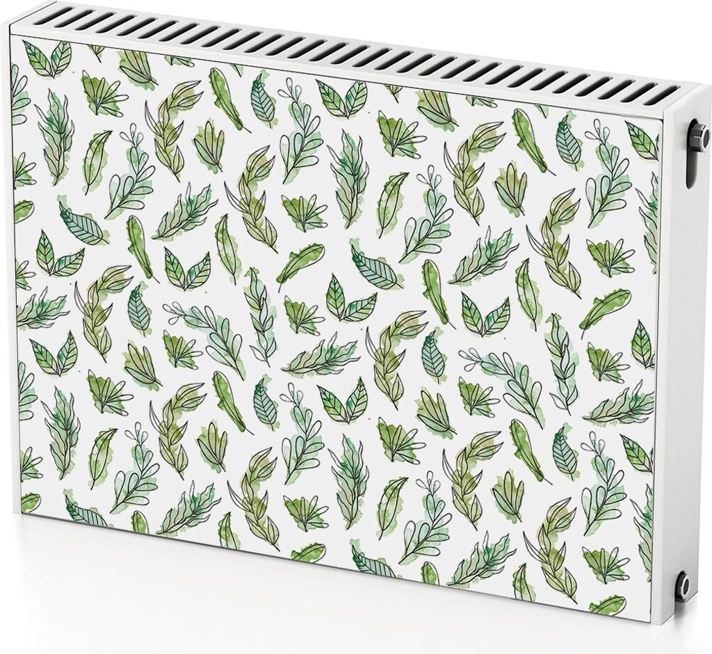 Grüne Natur – Magnetische Heizkörperabdeckung – 80x60 cm – Magnet Heizkörperabdeckung – 3D Würfel – Heizkörperverkleidung – Magnet...