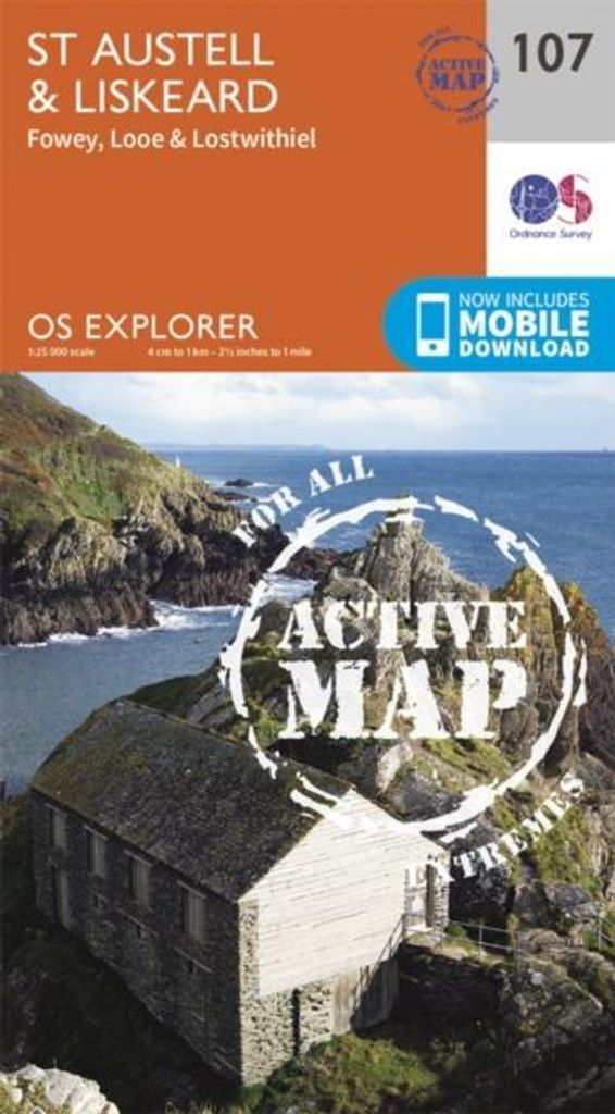 St.Austell,Liskeard, Fowey, Looe and Lostwithiel 1 : 25 000