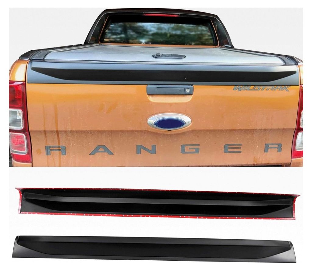 Heckklappenschutz Spoiler für Ford Ranger 2012-2022, T6 T7 T8 XL XLT Wildtrak Stormtrak Wolftrak Thunder
