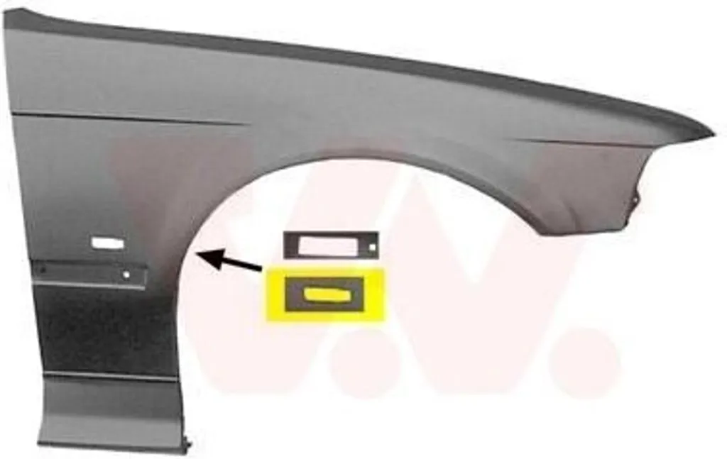 Ricambio Parafango Destro BMW E36 VAN WEZEL 0643656 - Spedizione Veloce