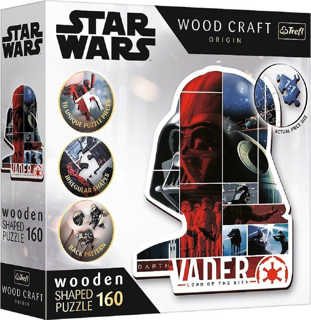 Puzzle 160 Holz Death Vader 20190
