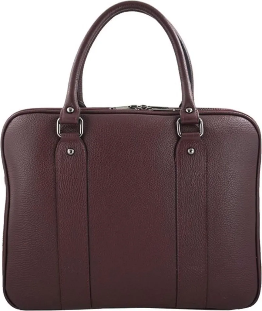 Sac Bandoulière Barberini's Sacs 6025 en Cuir Grainé avec Finition Dorée