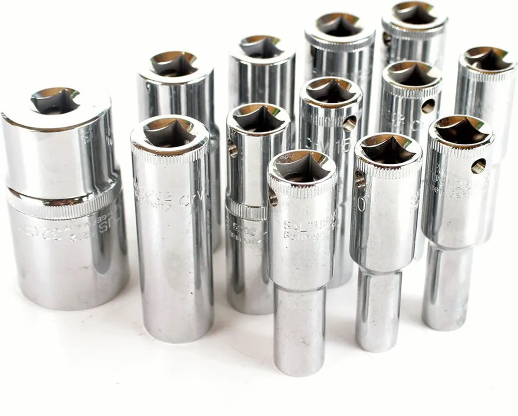 Douilles 1/2 SALTUS 5202 Haute Résistance 10-32 mm en Acier Renforcé