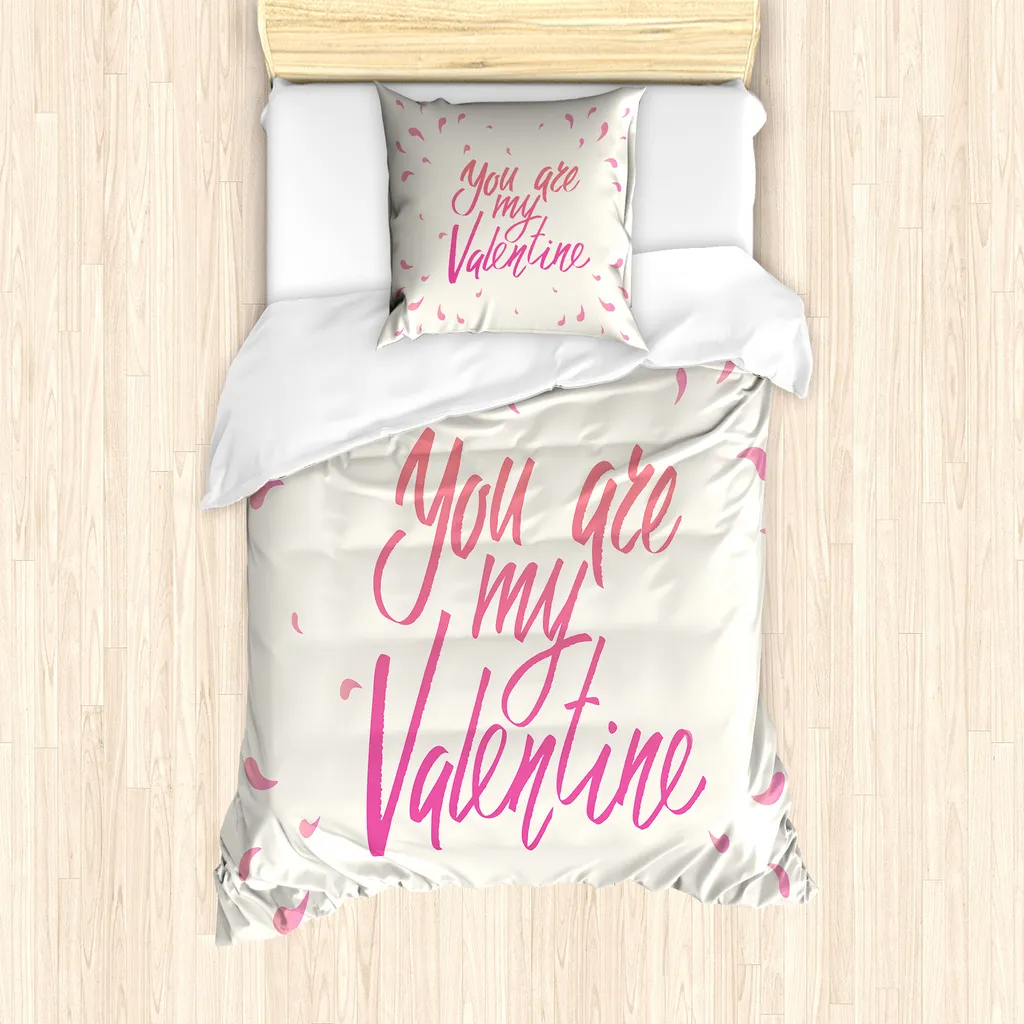 Set Copripiumino Shabby Chic ABAKUHAUS Vintage Valentine 135x200