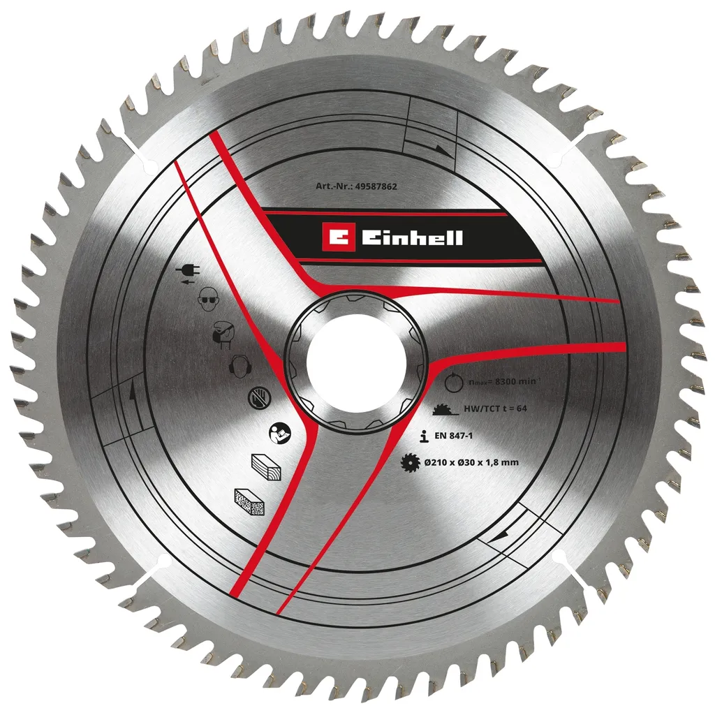 Lame Einhell Z64 ultra fine 1,8mm pour coupe de précision bois et PVC