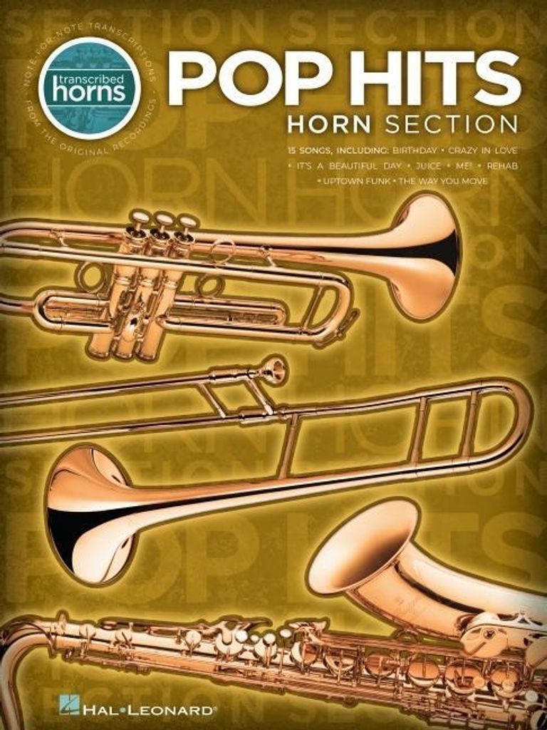 Pop Hits Horn Section: Note-For-Note Transcriptions