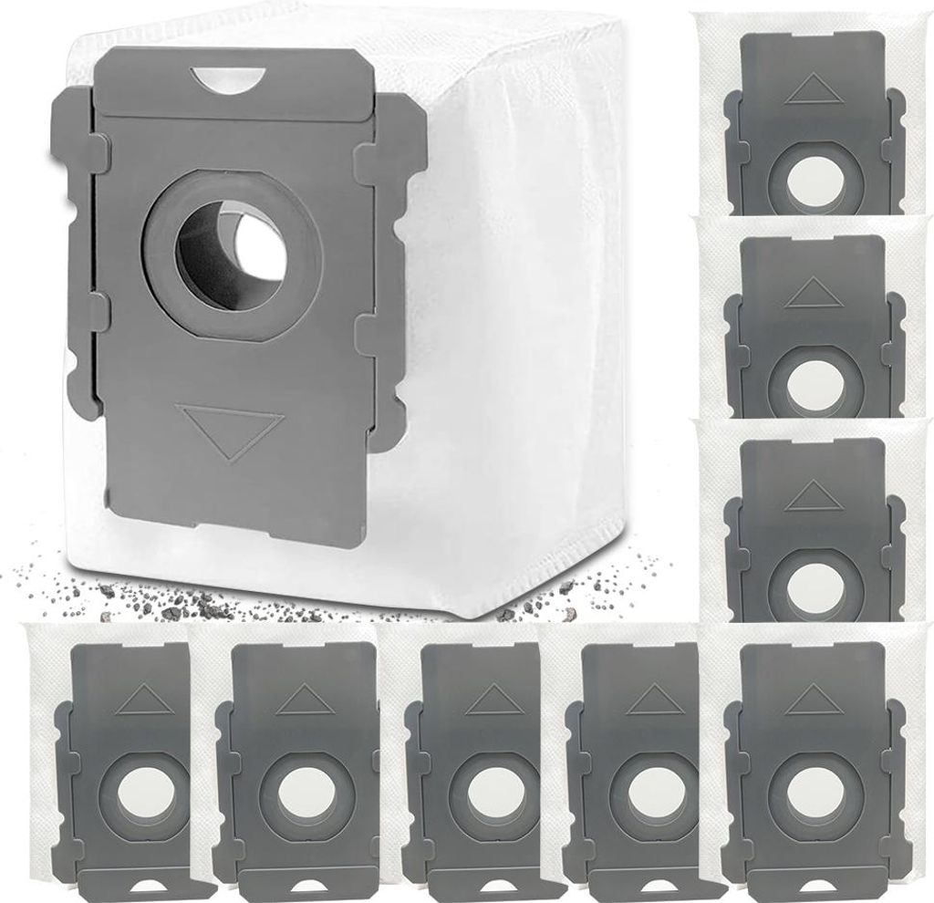 15er-Pack Ersatz-Staubsaugerbeutel, effektive Staubfiltration, kompatibel mit iRobot i7 / i3 i6 i8 e5 e6 s9 j7, automatische Schmutzentsorgung