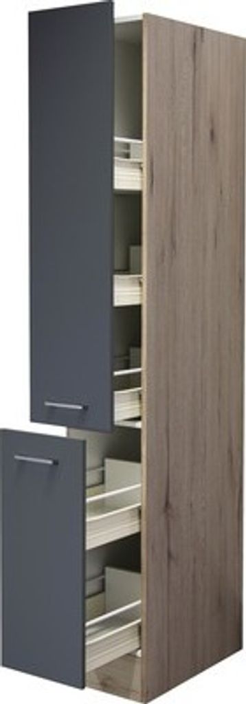 Potravinová skriňa Flex Well Tiago 30x200 cm čadičová sivá Obrázok produktu 