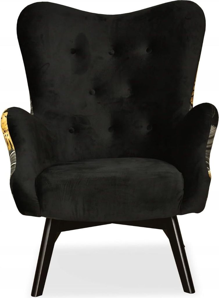 Family Meble Ohrensessel Luna PD Relaxsessel Skandinavisch Bequemer Sessel Loungesessel Fernsehsessel Für Wohnzimmer Schlafzimmer Büro (Poly 3/Ro...