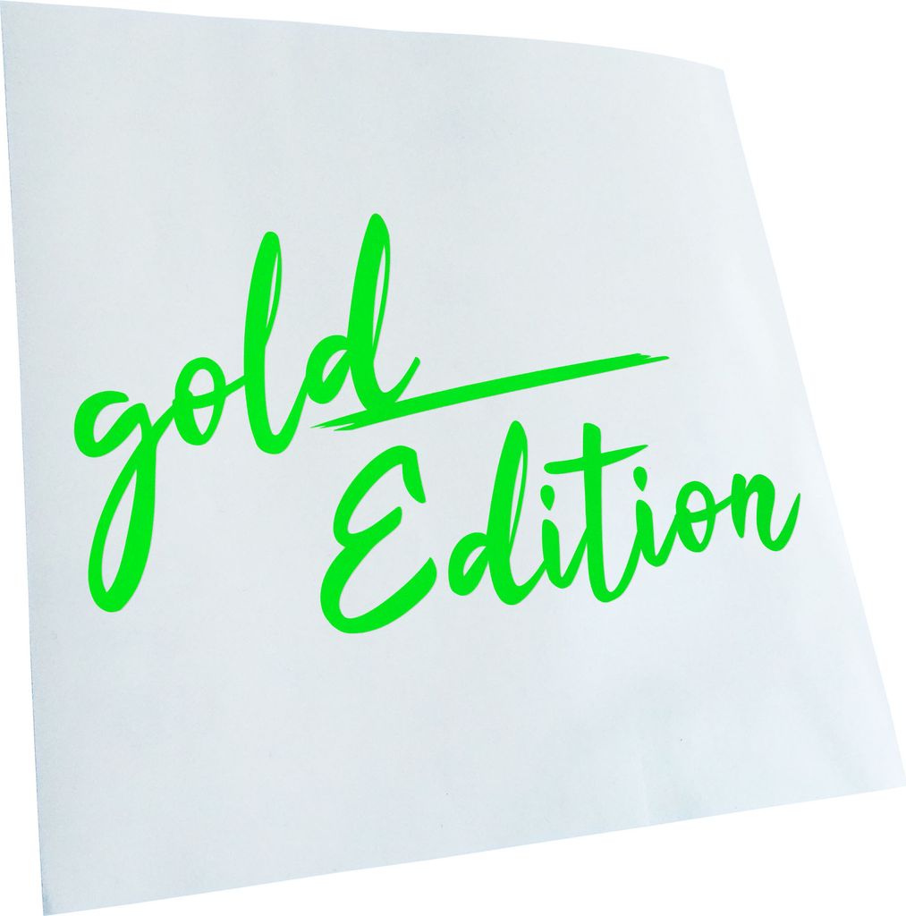 Kiwistar - Autoaufkleber - Gold Edition - Neongrün - 30x17cm - Aufkleber für Auto, Laptop, Fahrrad, LKW, Motorrad mehrfarbig JDM Decal Racing