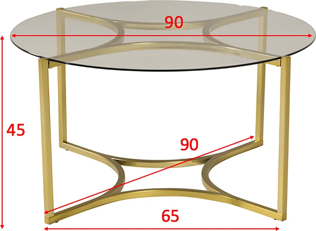 Table basse de salon Kivik Ø90 cm : Le choix idéal pour vos soirées - 11