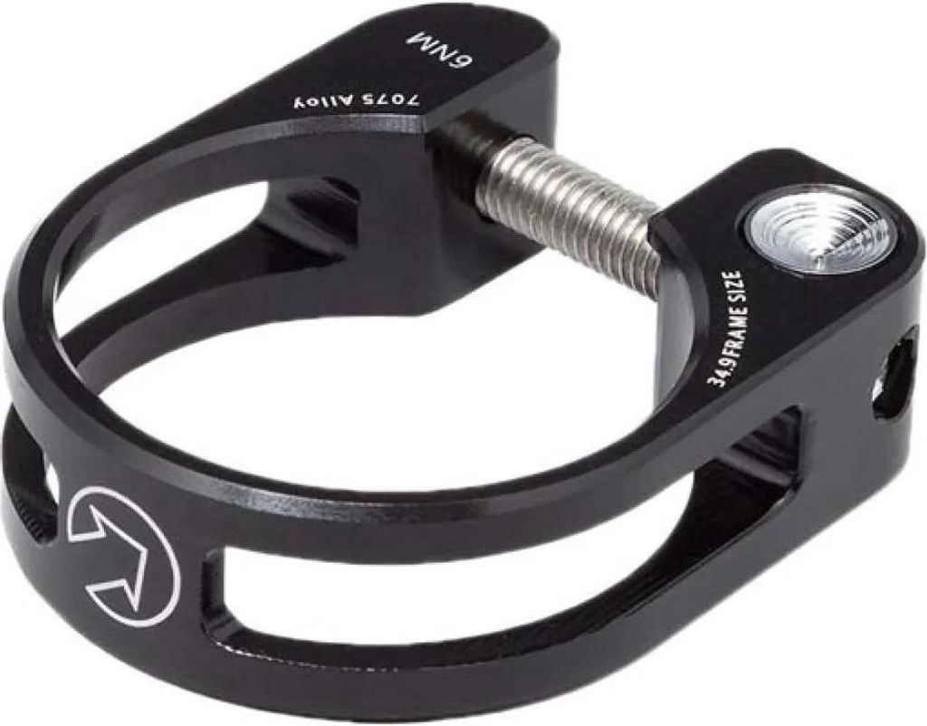 PRO Sattelstützenklemmschelle Performance 34,9 mm Schwarz 34 - leichte & sich...