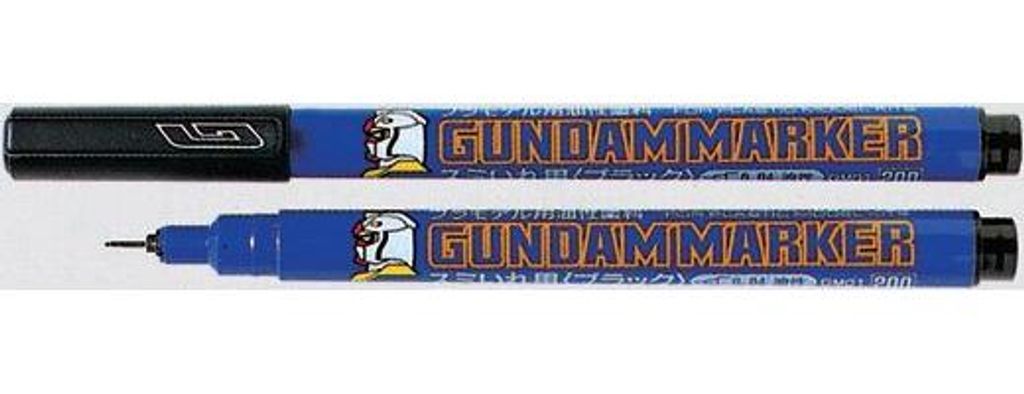 Mr Hobby - Gunze GM-01 - Black (Liner Type) - Neu Produktbild 