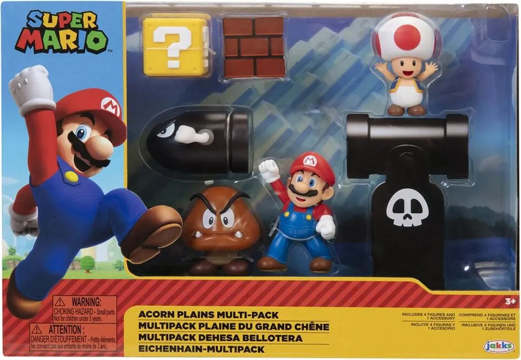 Set de diorama Super Mario Deluxe avec figurines pour collectionneurs