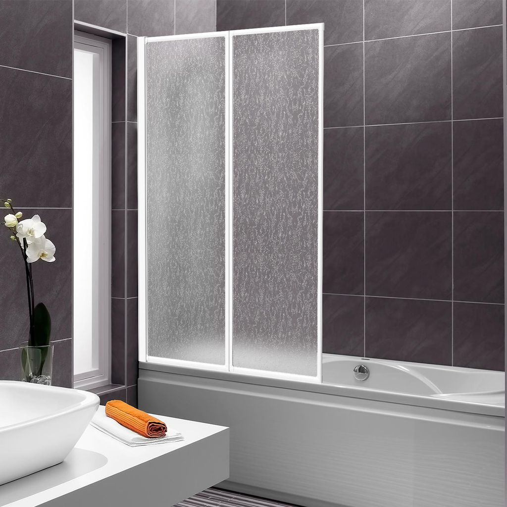 Faziango Duschabtrennung 100X140cm  Faltwand für Badewanne Produktbild 