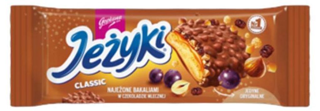 Jeżyki Classic Ciastka w Czekoladzie Mlecznej z Bakaliami - Zdjęcie produktu 