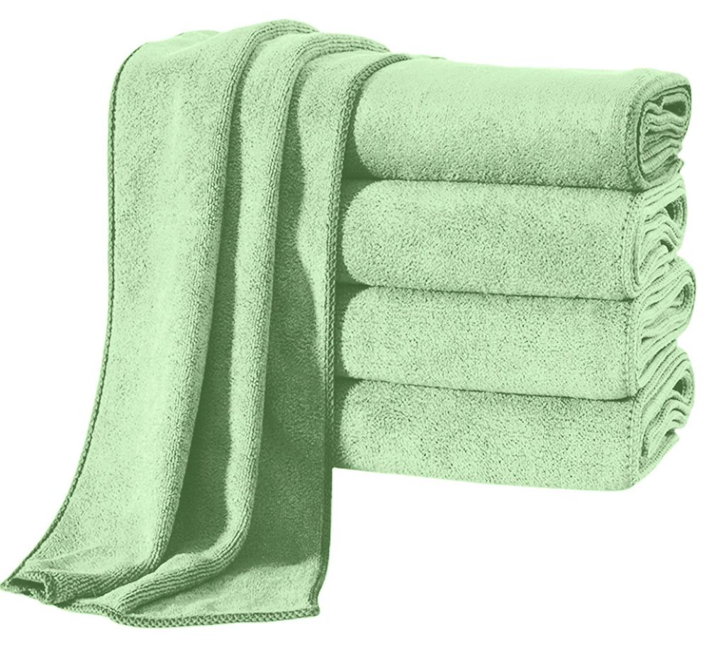 Stück saugfähige Mikrofaser-Handtücher, schnelltrocknend, 35,5 x 76 cm, hautfreundlich, für Bad, Fitness, Sport, Yoga und Strand