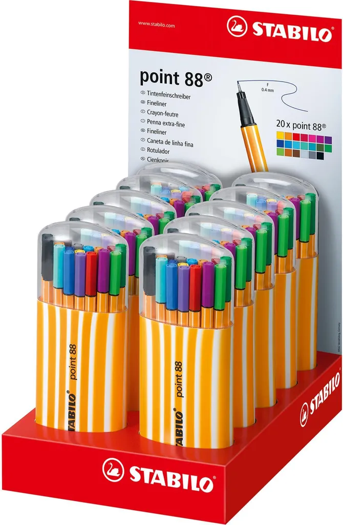 STABILO point 88 Zebrui Set Idéal pour Bullet Journal et Prise de Notes
