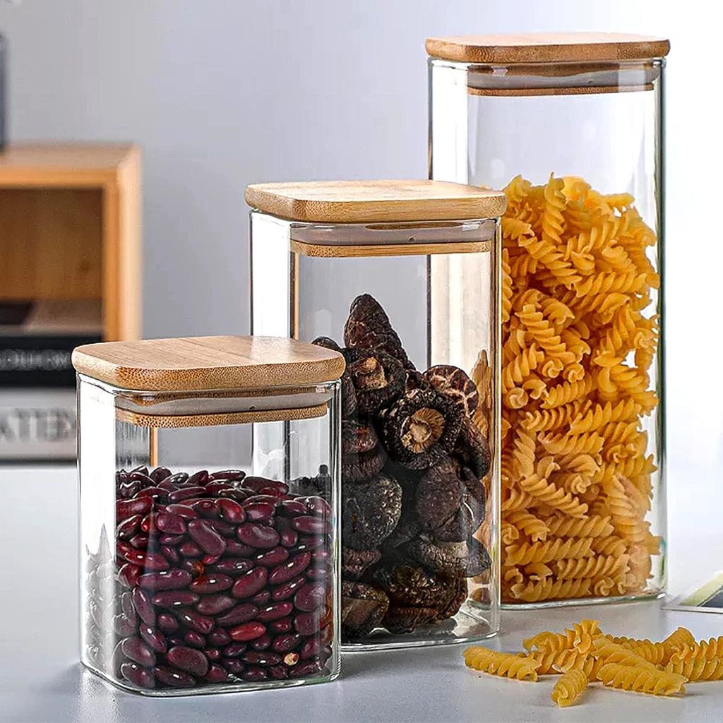 Contenitori in vetro, set di 12, contenitori da 750 ml/430 Immagine del prodotto 