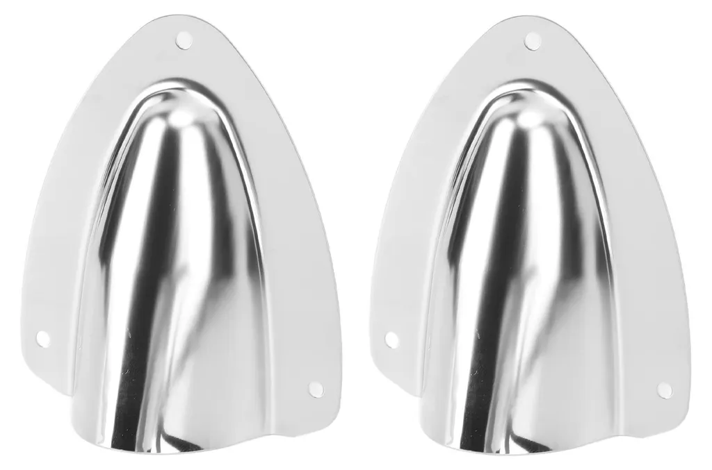 Évents de coque en acier inoxydable poli 120mm pour yacht et de pêche