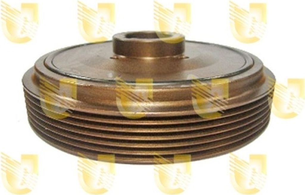 1 Riemenscheibe, Kurbelwelle UNIGOM 421206 für CITROËN FIAT PEUGEOT