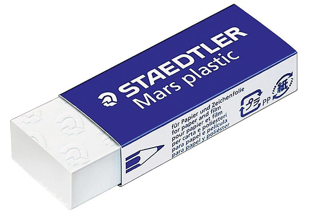STAEDTLER Gomme en plastique Mars plastic, blanc Image du produit 