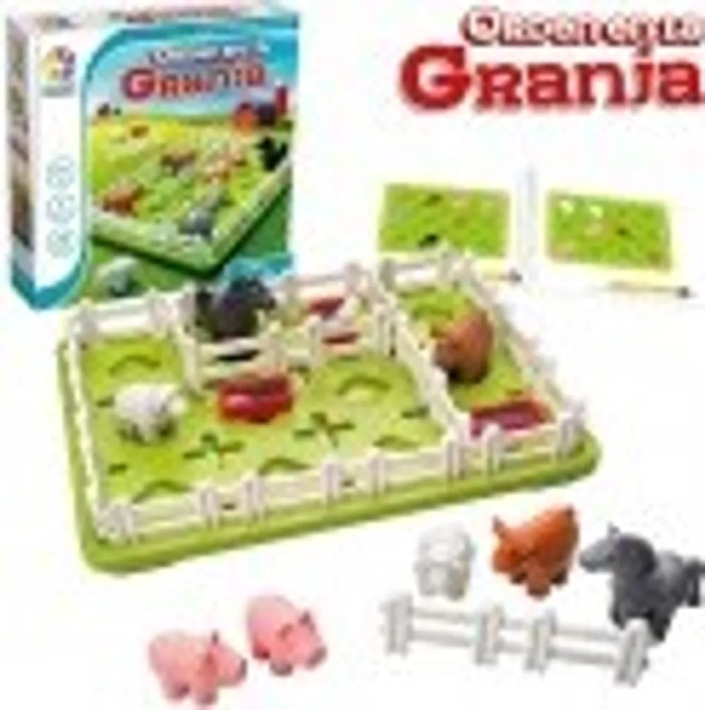 SmartGames Ordre à la ferme SG091ES : jeu de réflexion éducatif dès 5 ans