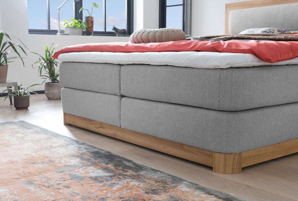 Belanoti Age Boxspringbett 180x200 Eiche 7-Zonen Produktbild 