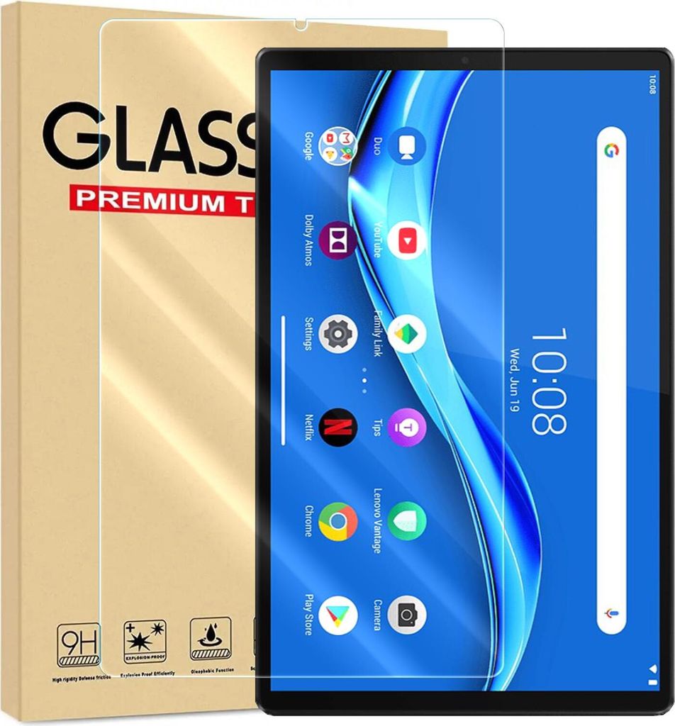 Panzer Folie für Lenovo Tab M10 HD GEN2 / X306 Echt Glas Produktbild 