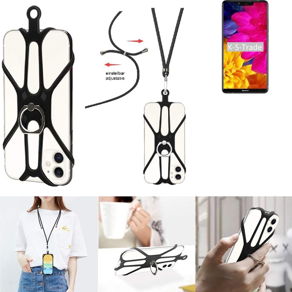 K-S-Trade 3in1 Handykette Handyband Handykordel Halsband Produktbild 