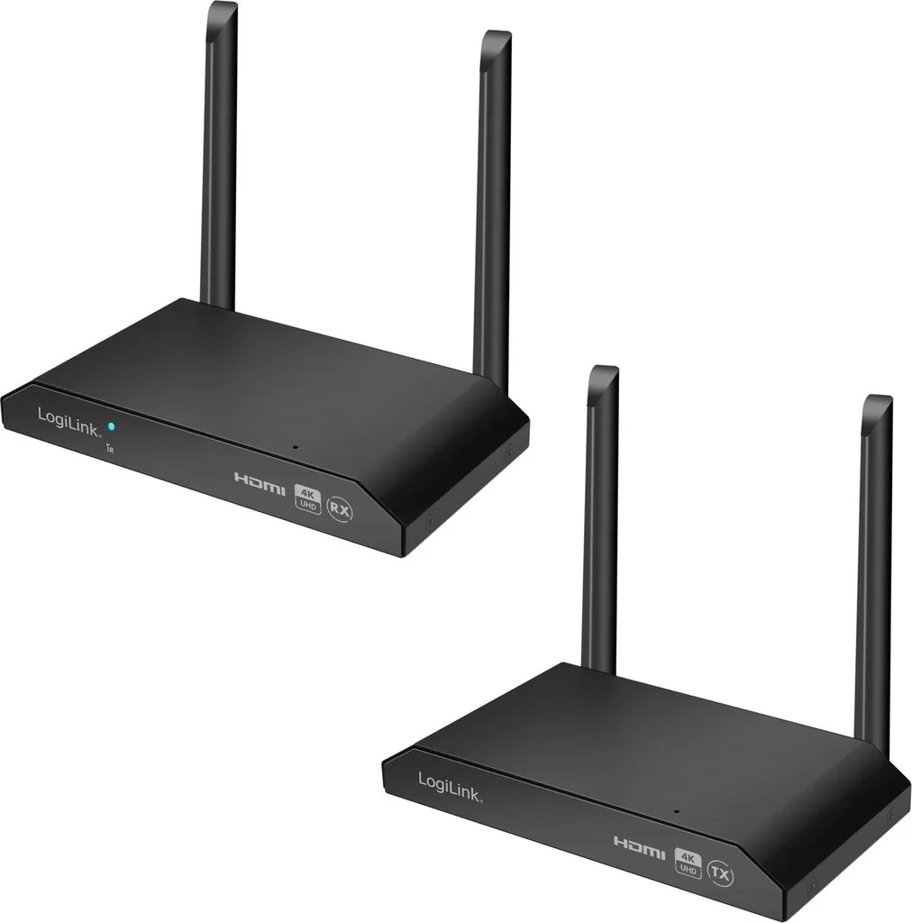Kit HDMI KVM Sans Fil 150m Multidiffusion 1zu4 avec Contrôle USB PC