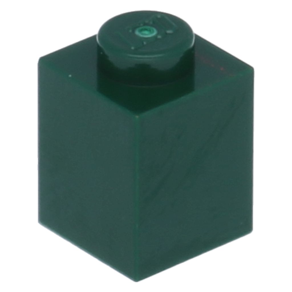 Lego 10 Stück 3005 Stein Brick 1x1 Part Basic Steine 10 Dunkelgrün