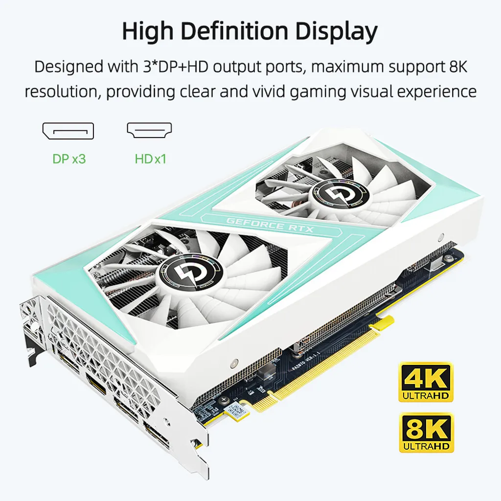 Carte graphique multitâche RTX 2060 6G Peladn pour création et bureaut - 5