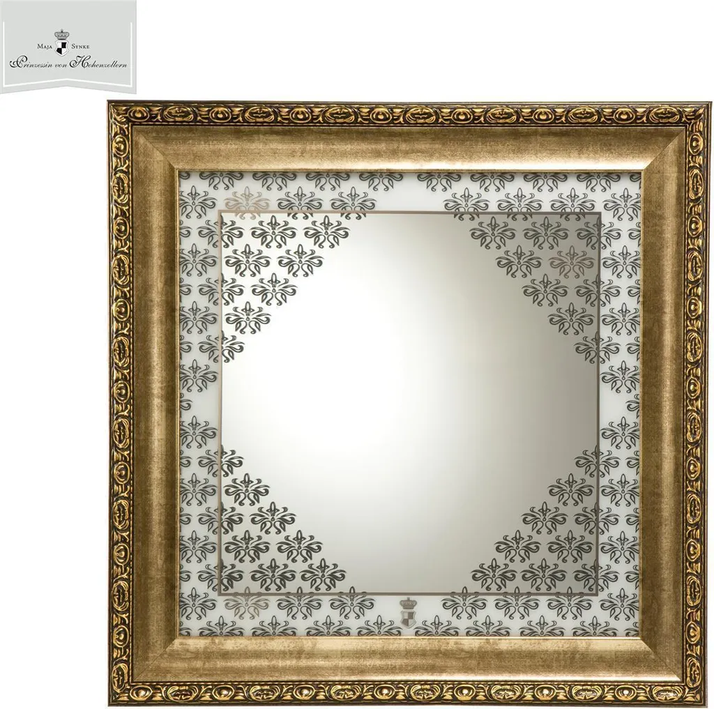 Miroir Goebel Floral en Verre - Solution Déco pour Mur Vide et Sombre