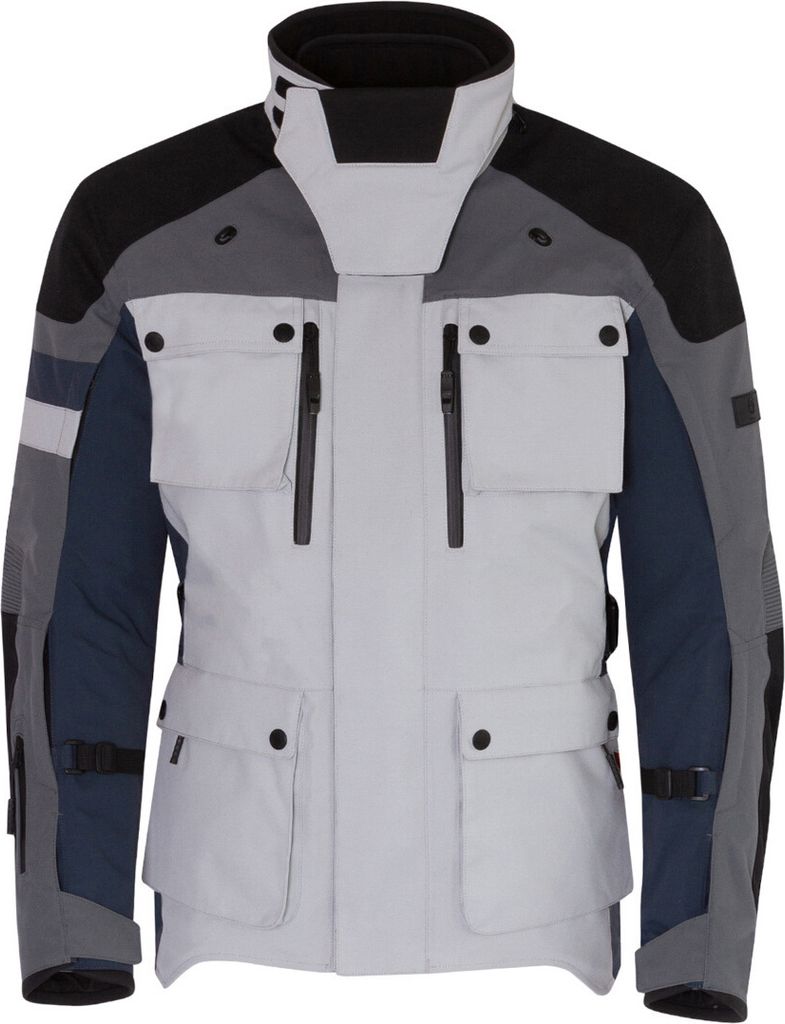 Merlin Solitude D3O Motorrad Textiljacke, blau/grau, XL
