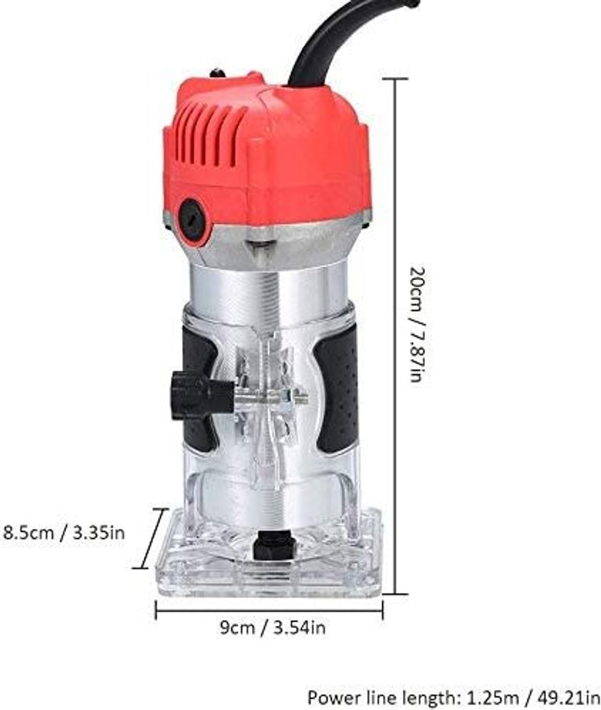 Akku Oberfräse kompatibel mit Dewalt 20V Akku, 1300W Bürstenlose Akku Oberfräse kompatibel mit Dewalt 20V Akku, 1300W Bürstenlose