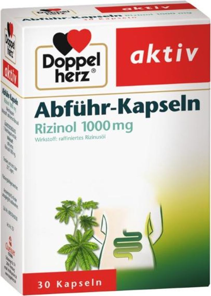 Doppelherz Preháňadlo Kapsule Castorol 1 000 mg 30 ks Obrázok produktu 