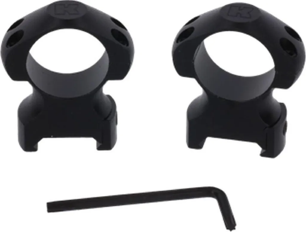 Montage stable conique 25,4 mm pour lunette de visée en aluminium noir